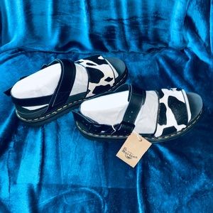 Cow Print Dr.Martins Sandals